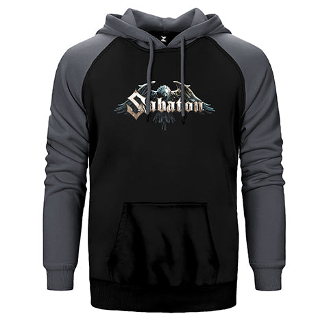 Sabaton Eagle Çift Renk Reglan Kol Sweatshirt / Hoodie