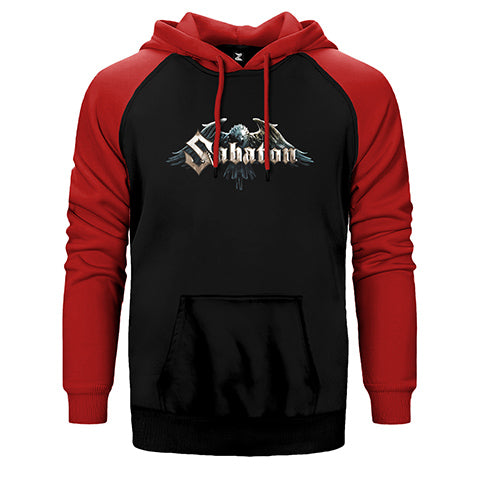 Sabaton Eagle Çift Renk Reglan Kol Sweatshirt / Hoodie