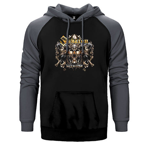 Sabaton Metalizer Çift Renk Reglan Kol Sweatshirt / Hoodie