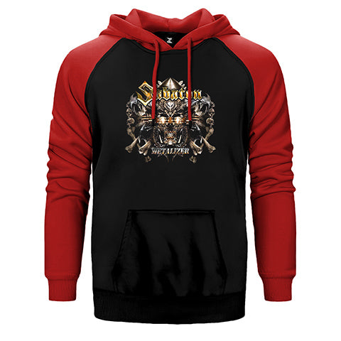 Sabaton Metalizer Çift Renk Reglan Kol Sweatshirt / Hoodie