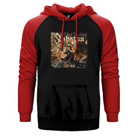 Sabaton The Great War Çift Renk Reglan Kol Sweatshirt / Hoodie