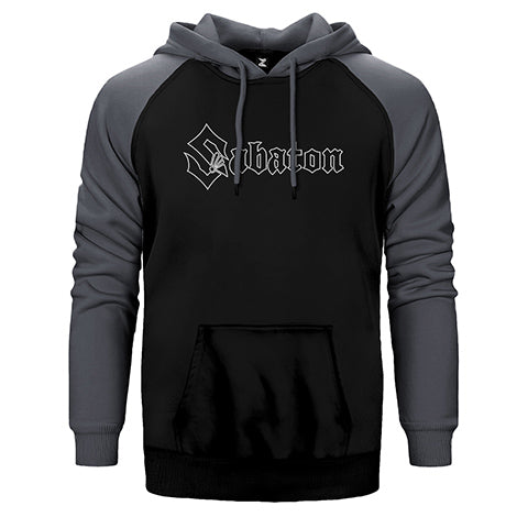 Sabaton Logo Vector Çift Renk Reglan Kol Sweatshirt / Hoodie