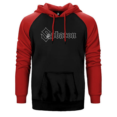 Sabaton Logo Vector Çift Renk Reglan Kol Sweatshirt / Hoodie