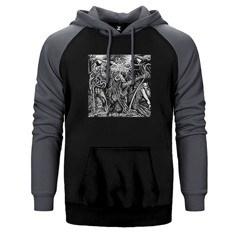 Darkthrone Old Star Çift Renk Reglan Kol Sweatshirt / Hoodie