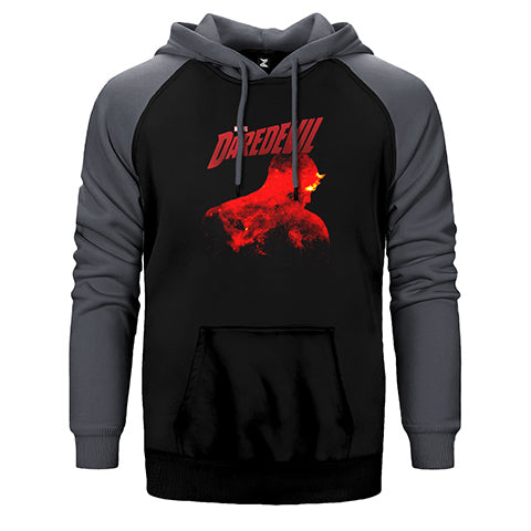 DareDevil Çift Renk Reglan Kol Sweatshirt / Hoodie