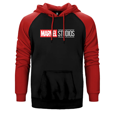 Studios Logo 2 Çift Renk Reglan Kol Sweatshirt / Hoodie