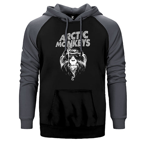 Arctic Monkeys Monkey Çift Renk Reglan Kol Sweatshirt / Hoodie