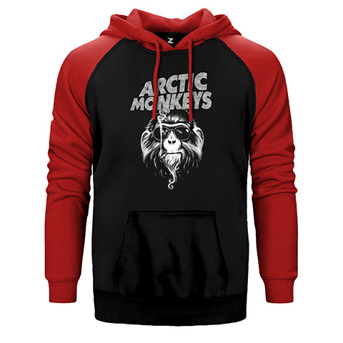 Arctic Monkeys Monkey Çift Renk Reglan Kol Sweatshirt / Hoodie