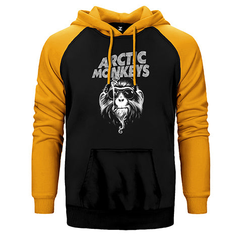 Arctic Monkeys Monkey Çift Renk Reglan Kol Sweatshirt / Hoodie