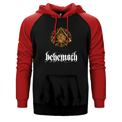 Behemoth Fire Çift Renk Reglan Kol Sweatshirt / Hoodie