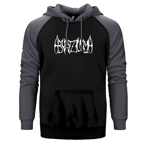 Burzum Shape Çift Renk Reglan Kol Sweatshirt / Hoodie