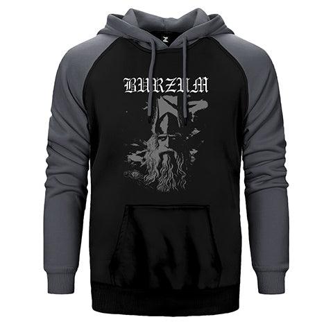 Burzum True Norwegian Black Metal Çift Renk Reglan Kol Sweatshirt / Hoodie