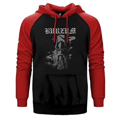 Burzum True Norwegian Black Metal Çift Renk Reglan Kol Sweatshirt / Hoodie