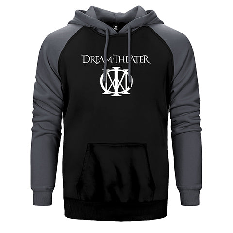 Dream Theater Logo 3 Çift Renk Reglan Kol Sweatshirt / Hoodie
