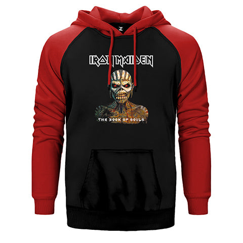 Iron Maiden The Book Of Souls Çift Renk Reglan Kol Sweatshirt / Hoodie