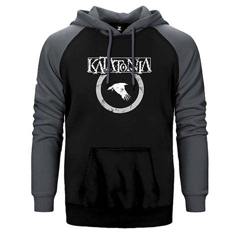 Katatonia Circle Bird Çift Renk Reglan Kol Sweatshirt / Hoodie