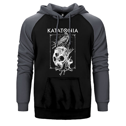 Katatonia Crow Çift Renk Reglan Kol Sweatshirt / Hoodie