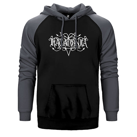 Katatonia Logo 2 Çift Renk Reglan Kol Sweatshirt / Hoodie