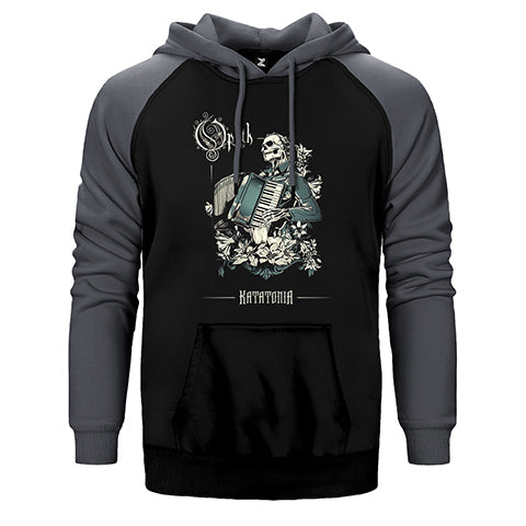 Opeth Katatonia Çift Renk Reglan Kol Sweatshirt / Hoodie