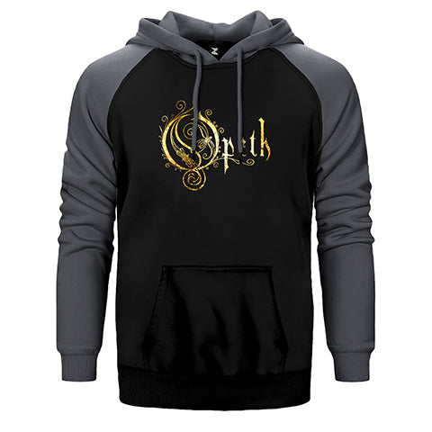 Opeth Logo Classic Çift Renk Reglan Kol Sweatshirt / Hoodie