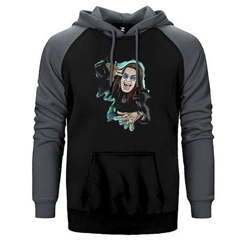 Ozzy Osbounre Colors Body Çift Renk Reglan Kol Sweatshirt / Hoodie