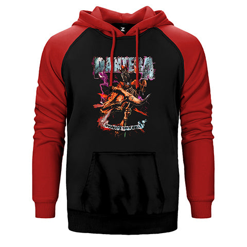 Pantera Cowboys From Hell Çift Renk Reglan Kol Sweatshirt / Hoodie