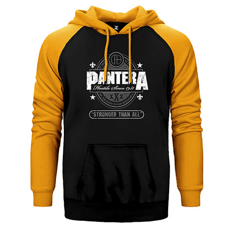 Pantera Stronger Than All Çift Renk Reglan Kol Sweatshirt / Hoodie