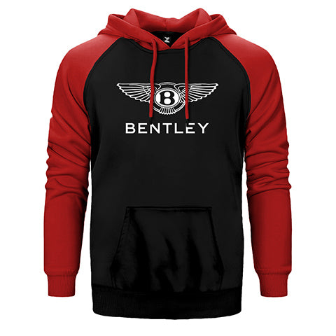 Bentley Logo 2 Çift Renk Reglan Kol Sweatshirt / Hoodie