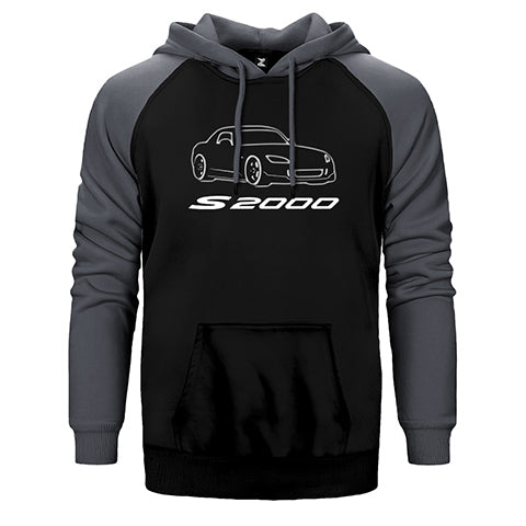 Honda S2000 Çift Renk Reglan Kol Sweatshirt / Hoodie