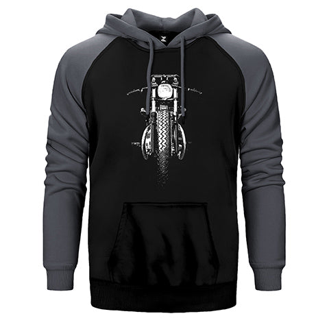 Chopper BW Çift Renk Reglan Kol Sweatshirt / Hoodie