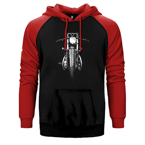 Chopper BW Çift Renk Reglan Kol Sweatshirt / Hoodie