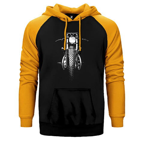 Chopper BW Çift Renk Reglan Kol Sweatshirt / Hoodie