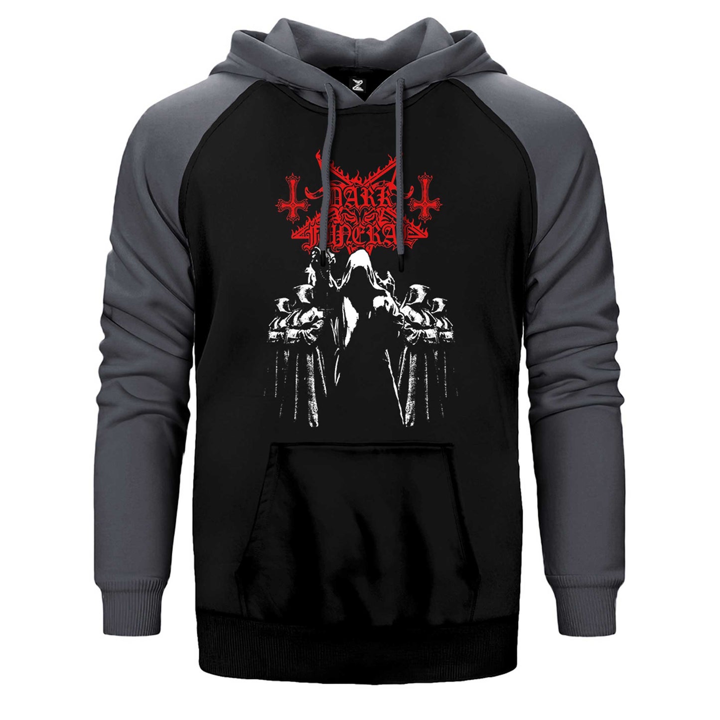 Dark Funeral Grup Çift Renk Reglan Kol Sweatshirt / Hoodie