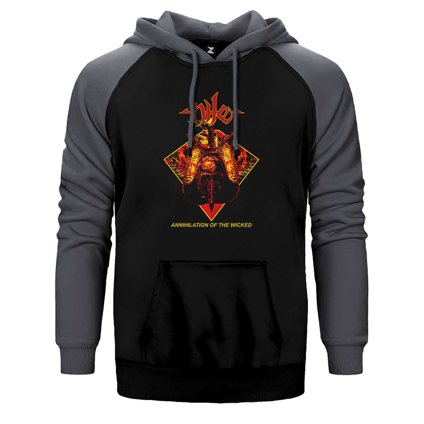 Nile Annihilation of the Wicked Çift Renk Reglan Kol Sweatshirt / Hoodie