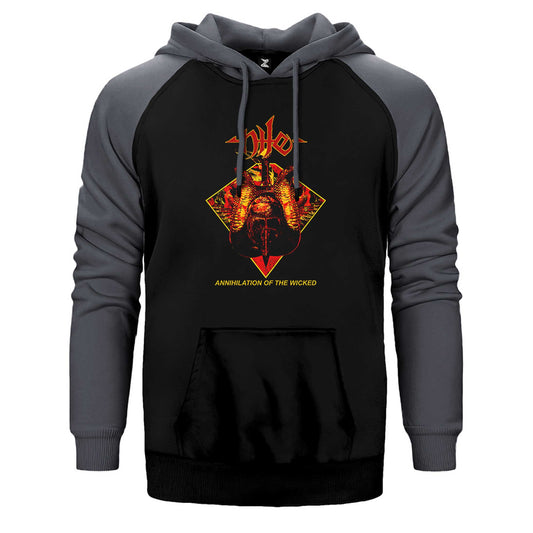 Nile Annihilation of the Wicked Çift Renk Reglan Kol Sweatshirt / Hoodie