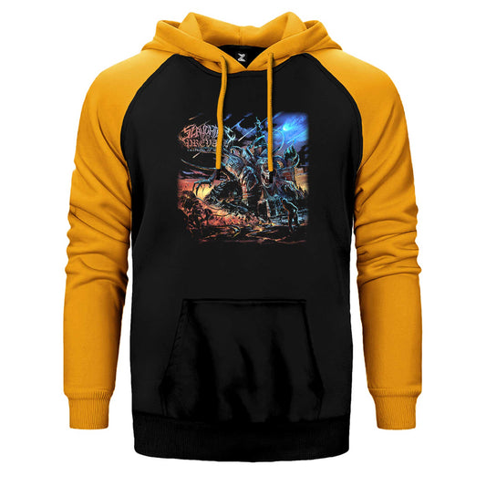 Slaughter To Prevail Chapters Of Misery Çift Renk Reglan Kol Sweatshirt / Hoodie