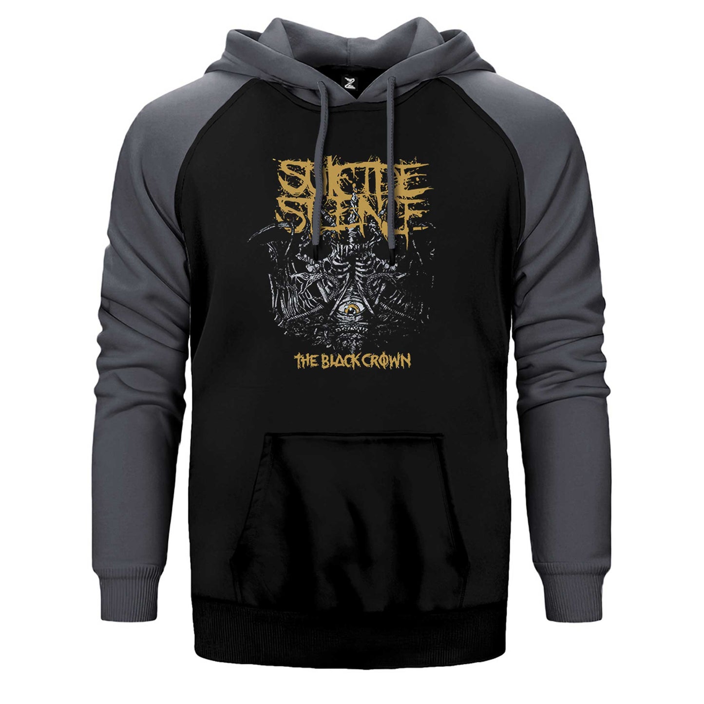 Suicide Silence The Black Crown Çift Renk Reglan Kol Sweatshirt / Hoodie
