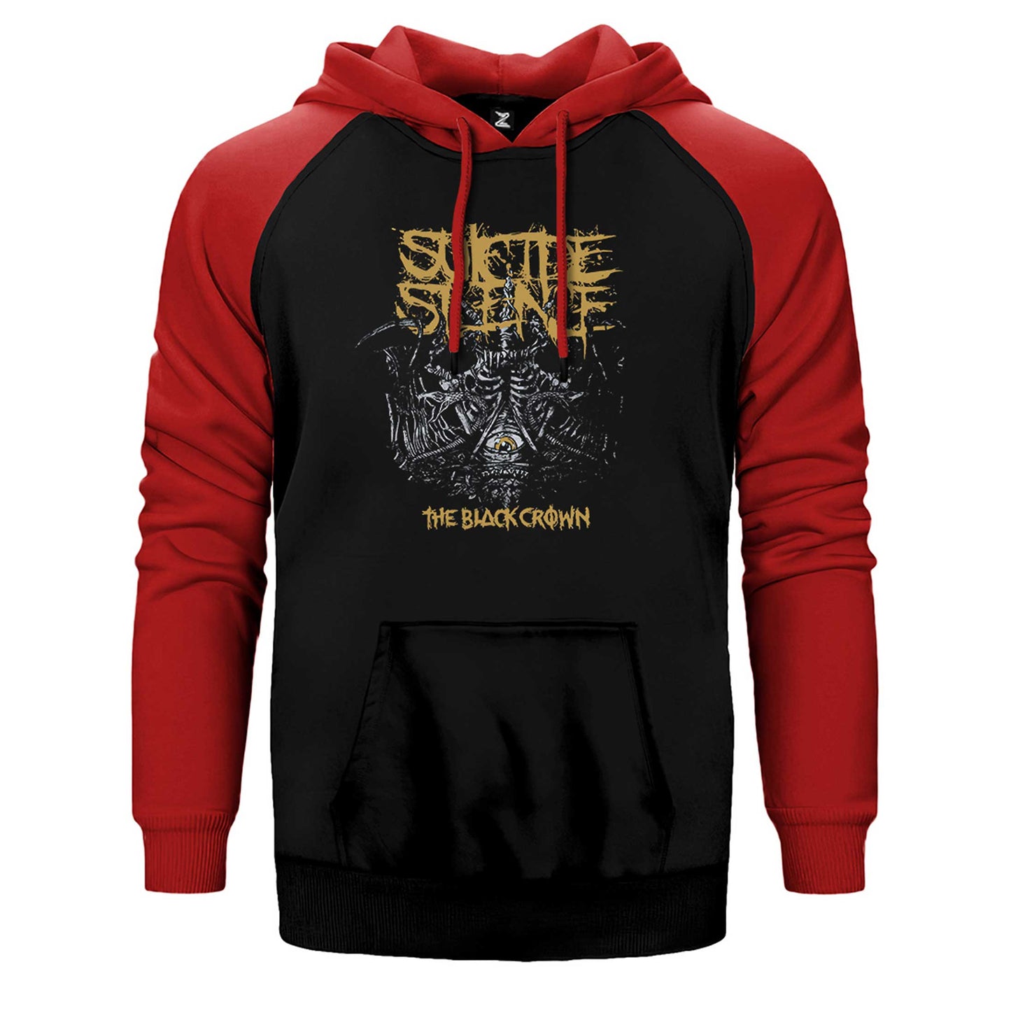 Suicide Silence The Black Crown Çift Renk Reglan Kol Sweatshirt / Hoodie