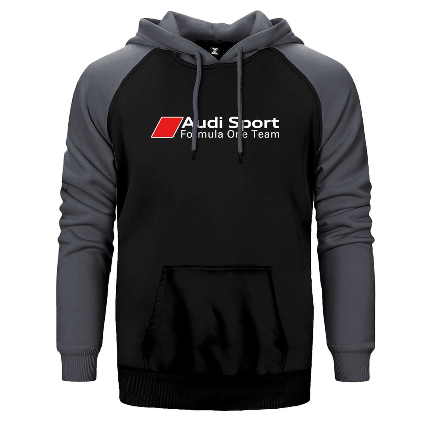 F1 Audi Formula One Çift Renk Reglan Kol Sweatshirt / Hoodie