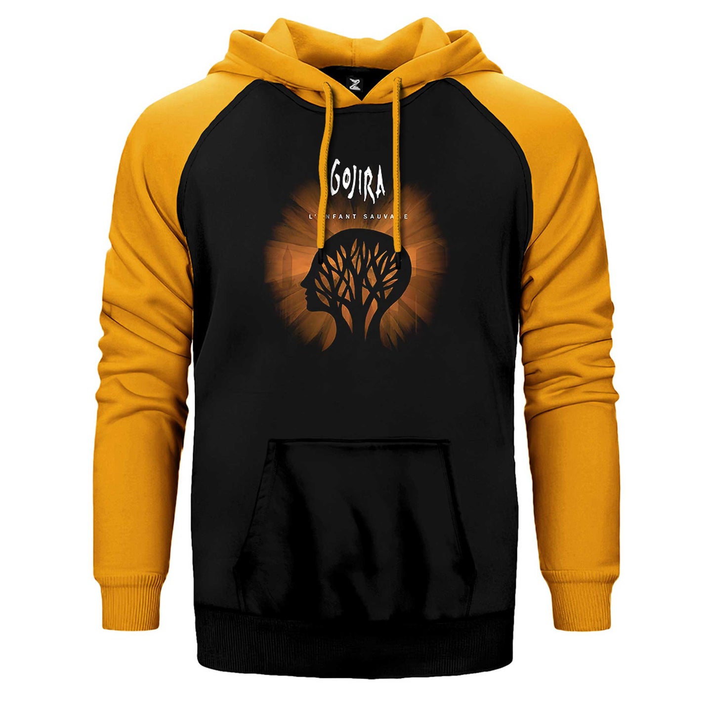 Gojira Le Efant Sauvage Çift Renk Reglan Kol Sweatshirt / Hoodie