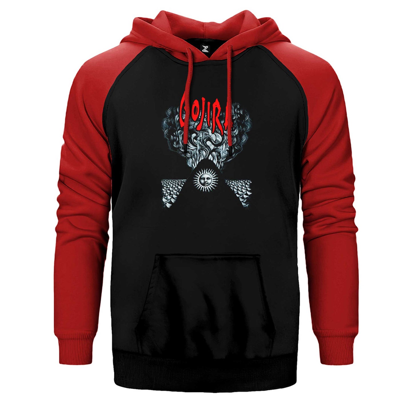 Gojira Magma Çift Renk Reglan Kol Sweatshirt / Hoodie