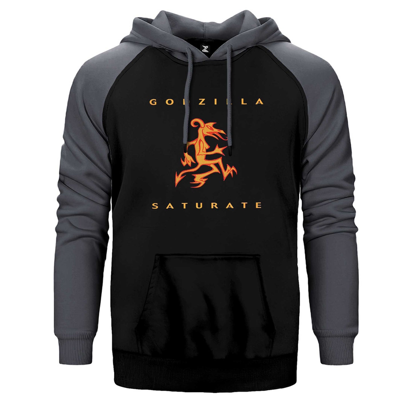 Gojira Saturate Çift Renk Reglan Kol Sweatshirt / Hoodie