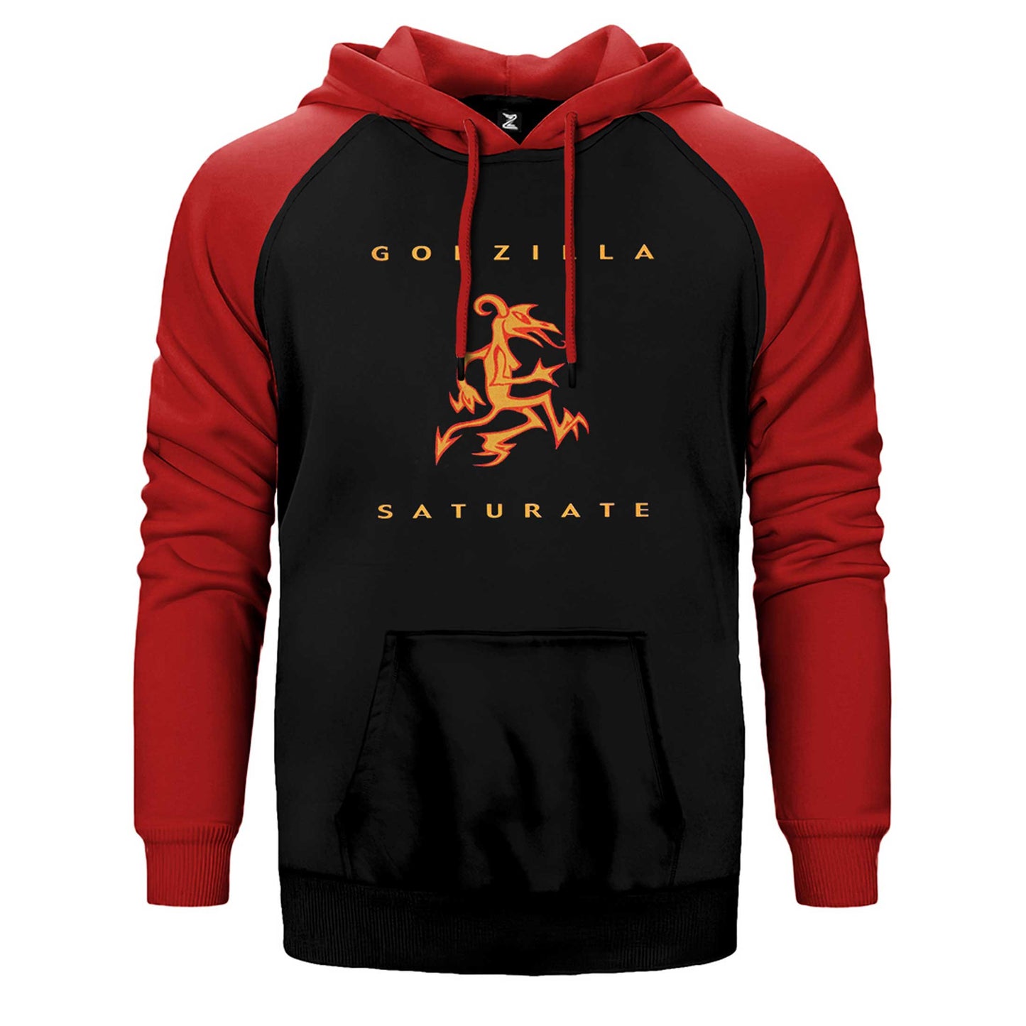 Gojira Saturate Çift Renk Reglan Kol Sweatshirt / Hoodie