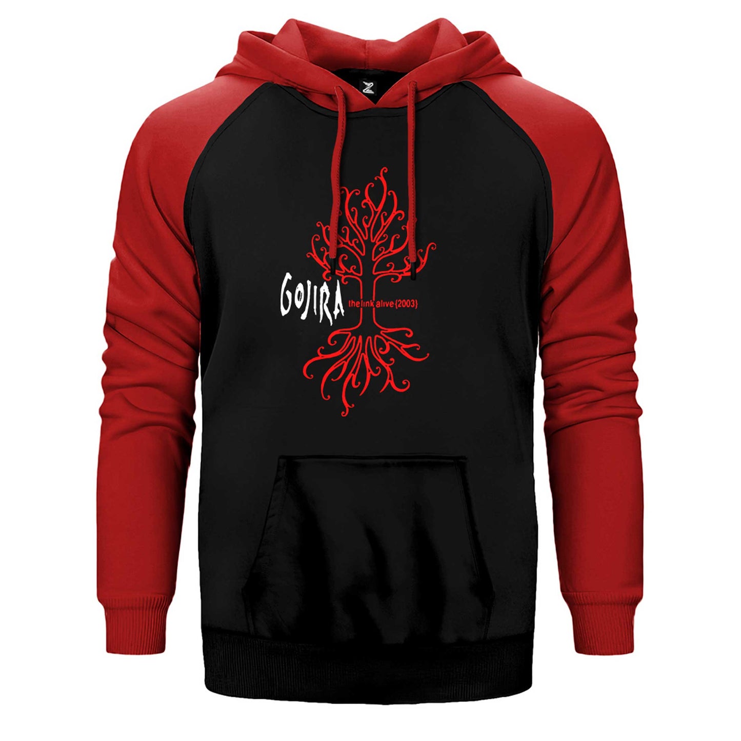 Gojira The Link Alive Çift Renk Reglan Kol Sweatshirt / Hoodie