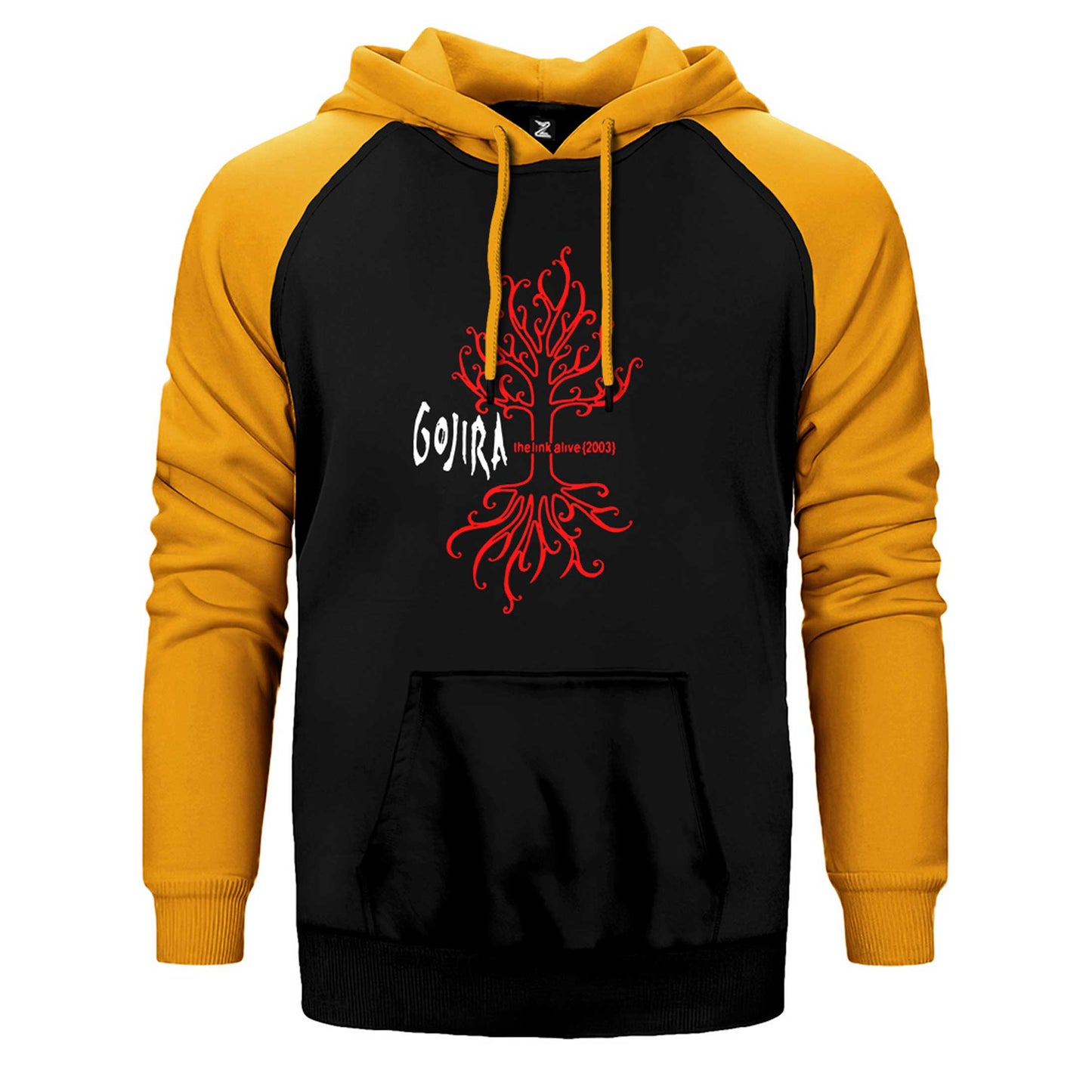 Gojira The Link Alive Çift Renk Reglan Kol Sweatshirt / Hoodie