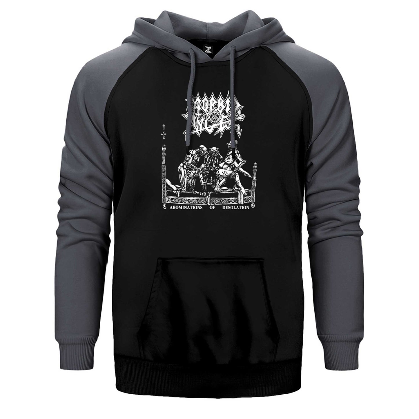 Morbid Angel Abominations Of Desolation Çift Renk Reglan Kol Sweatshirt / Hoodie