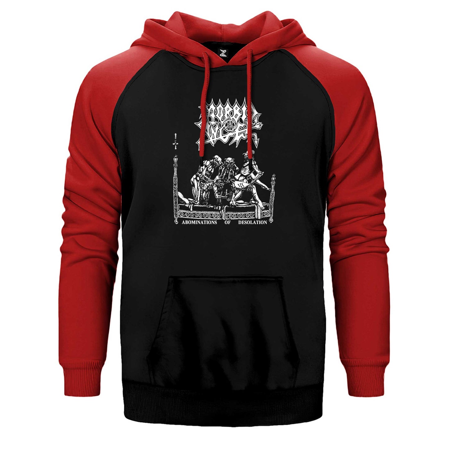 Morbid Angel Abominations Of Desolation Çift Renk Reglan Kol Sweatshirt / Hoodie