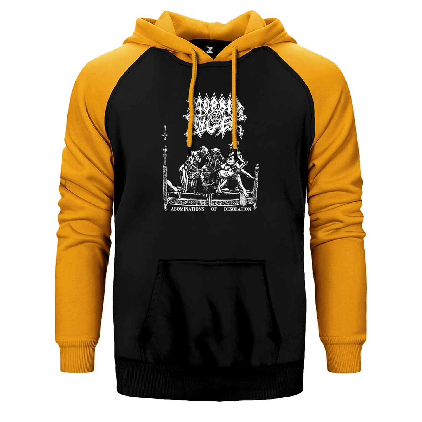 Morbid Angel Abominations Of Desolation Çift Renk Reglan Kol Sweatshirt / Hoodie