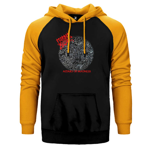 Morbid Angel Altars of Madness Çift Renk Reglan Kol Sweatshirt / Hoodie