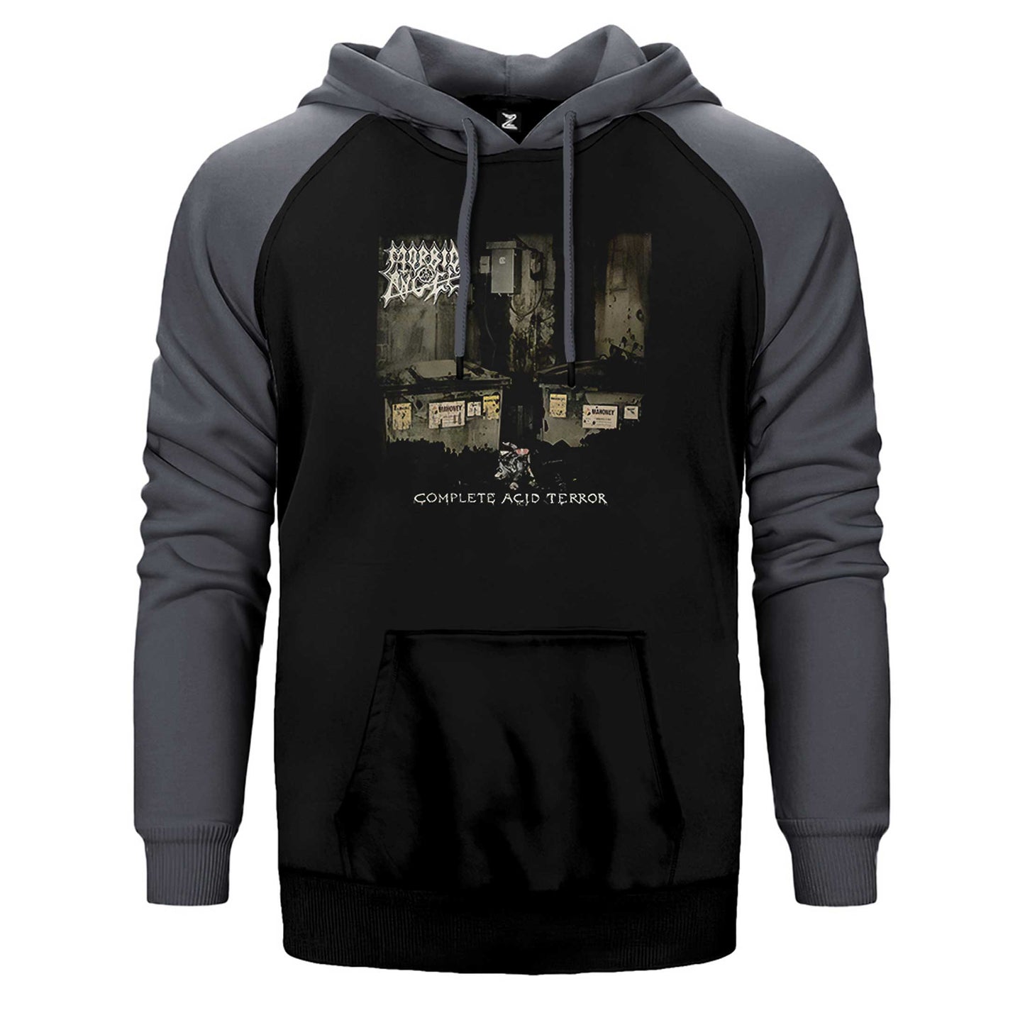 Morbid Angel Complete Acid Terror Çift Renk Reglan Kol Sweatshirt / Hoodie